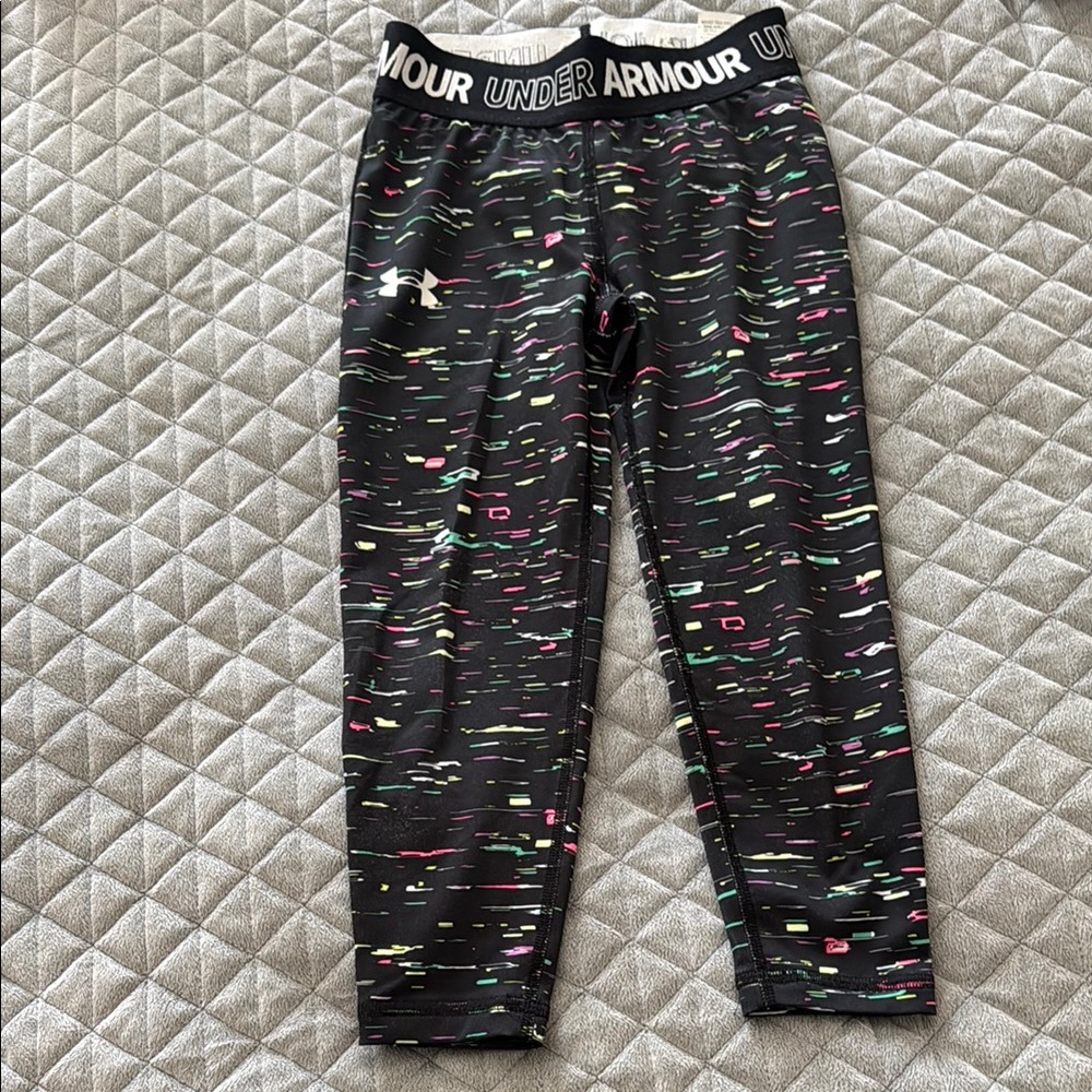 Under Armour Black Multicolor Leggings